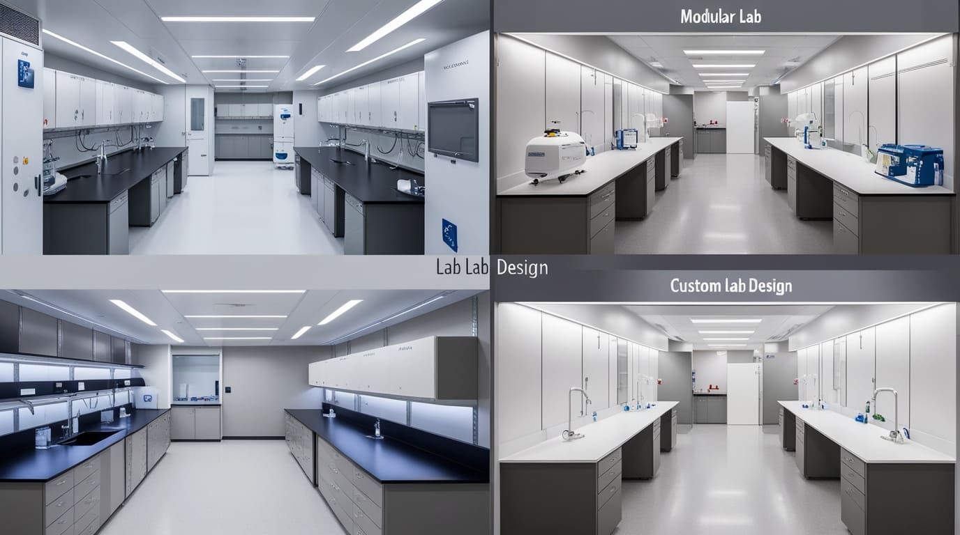modular vs. custom lab design which will dominate